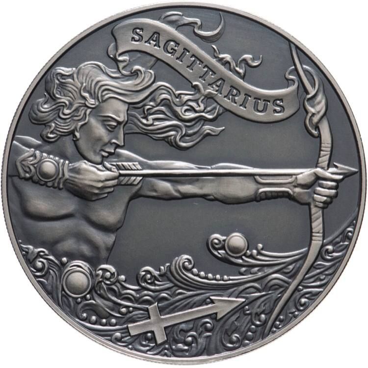 

Монета 1 рубль Знаки зодиака - Стрелец, Беларусь 2015 UNC