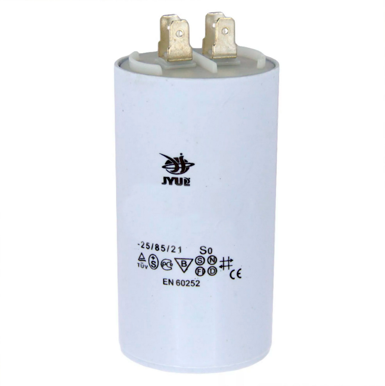 

120 мкф 450В 65*130 50Hz с клеммами CBB-60H Конденсатор пусковой, CBB-60H 120µF/450VAC 65*130 50Hz клеммы