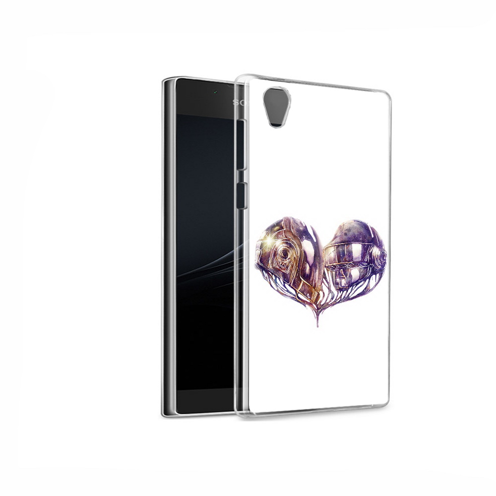 

Чехол MyPads Tocco для Sony Xperia L1 сердце абстракция (PT66853.250.596), Прозрачный, Tocco