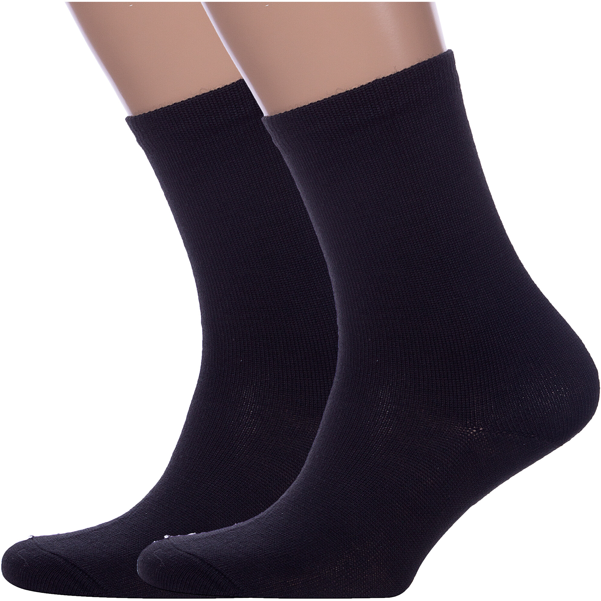 Комплект носков мужских Альтаир 2-О111 черных 27, 2 пары