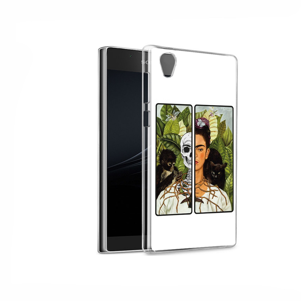 

Чехол MyPads Tocco для Sony Xperia L1 сдвоенная картинка девушка скелет (PT66853.250.595), Прозрачный, Tocco
