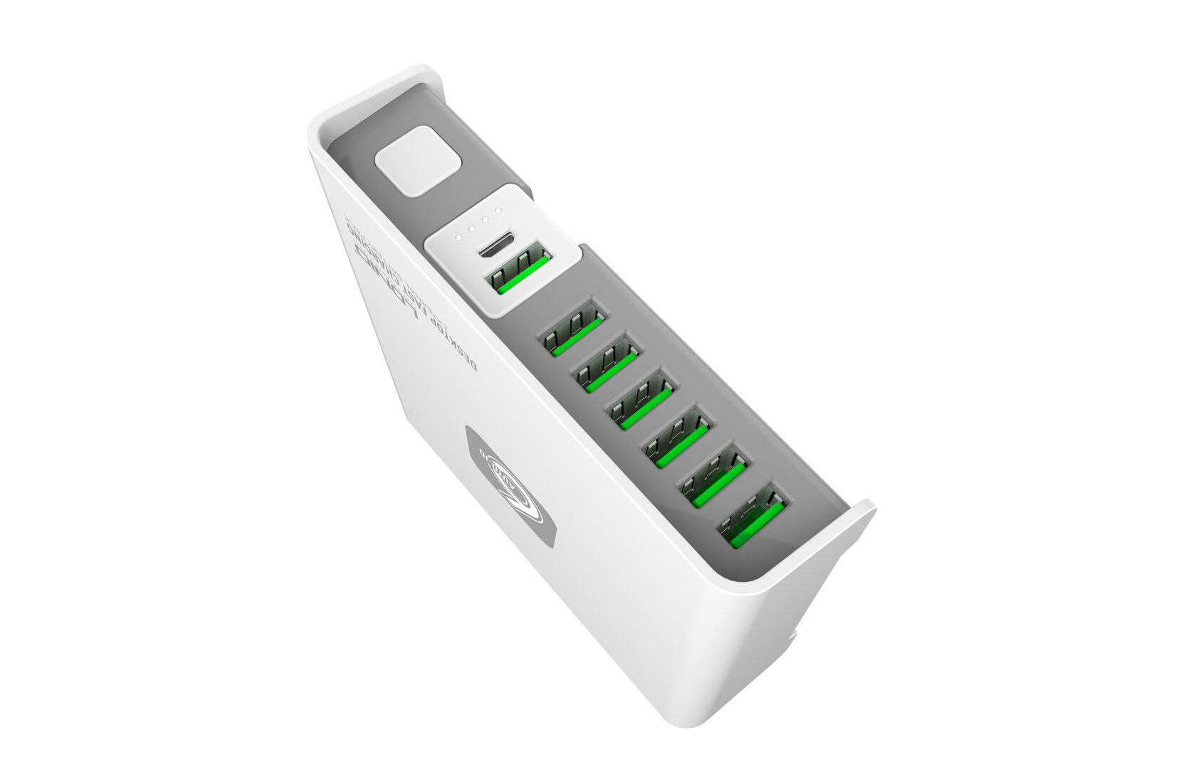 

СЗУ "LDNIO" 6 USB выходов 8А 40W + Power Bank 2600 mAh A6802 White, A6802