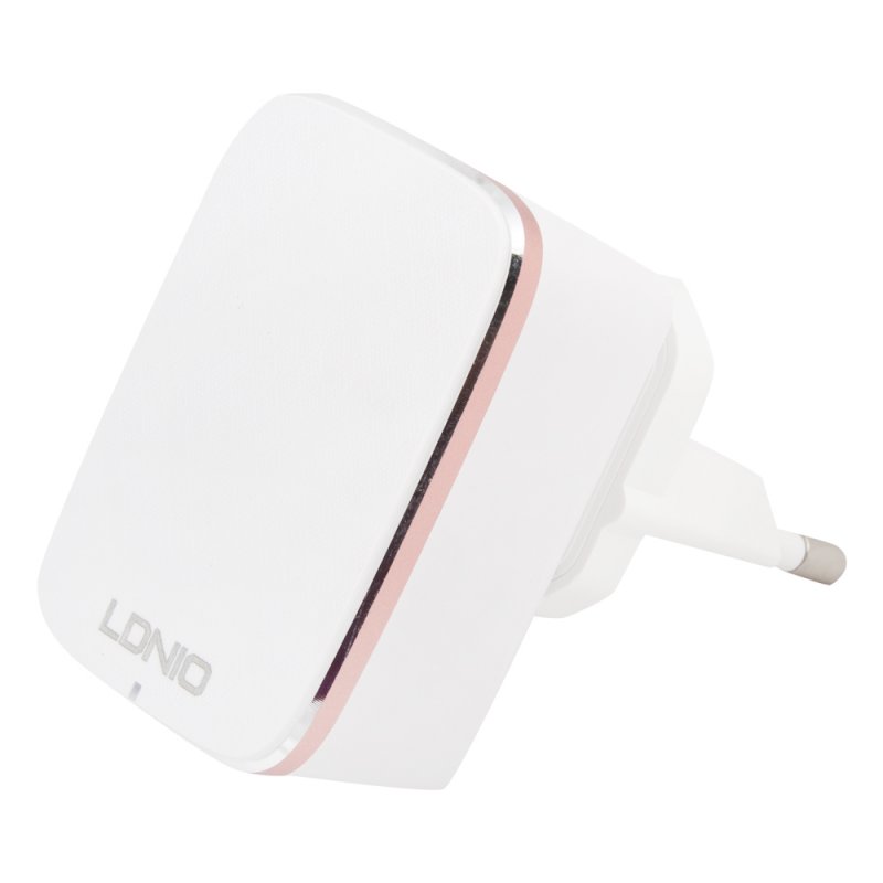 

СЗУ "LDNIO" 2 USB выхода 2,4А + кабель Apple 8 pin A1204Q White, A1204Q