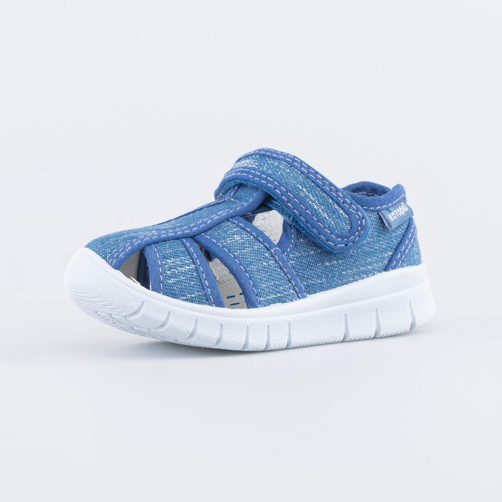 Сандалии детские Котофей 221137-11 голубой р.22