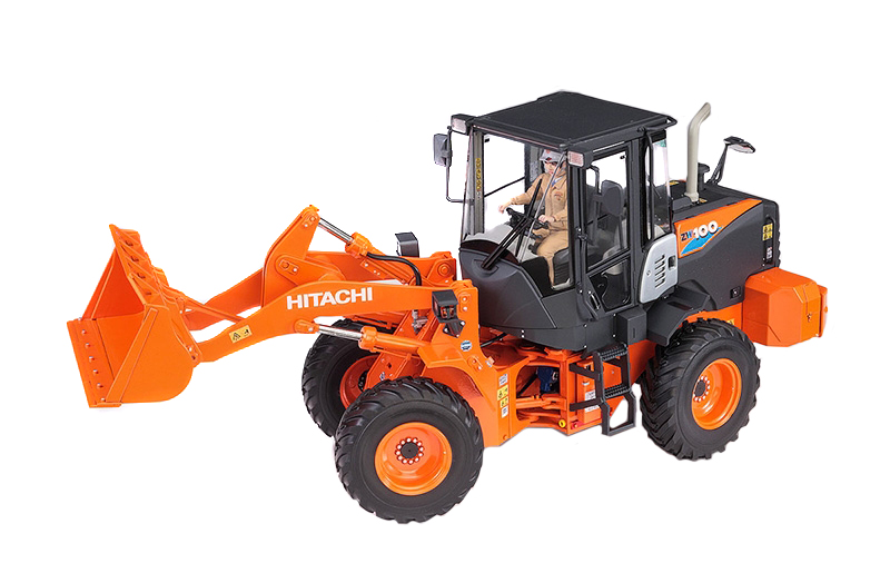 фото Сборная модель hasegawa экскаватор hitachi wheel loader zw100-6 construction machinery