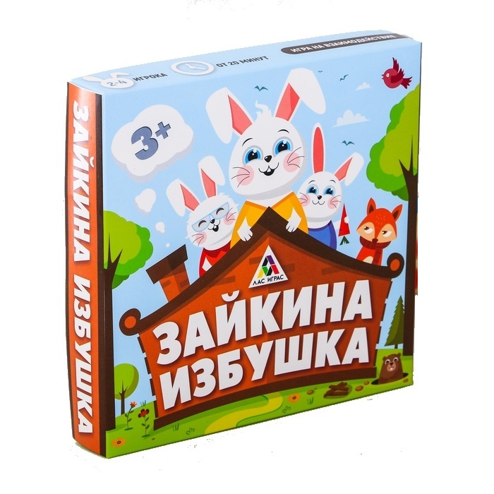 

Настольная командная игра Лас Играс Зайкина избушка 3797920