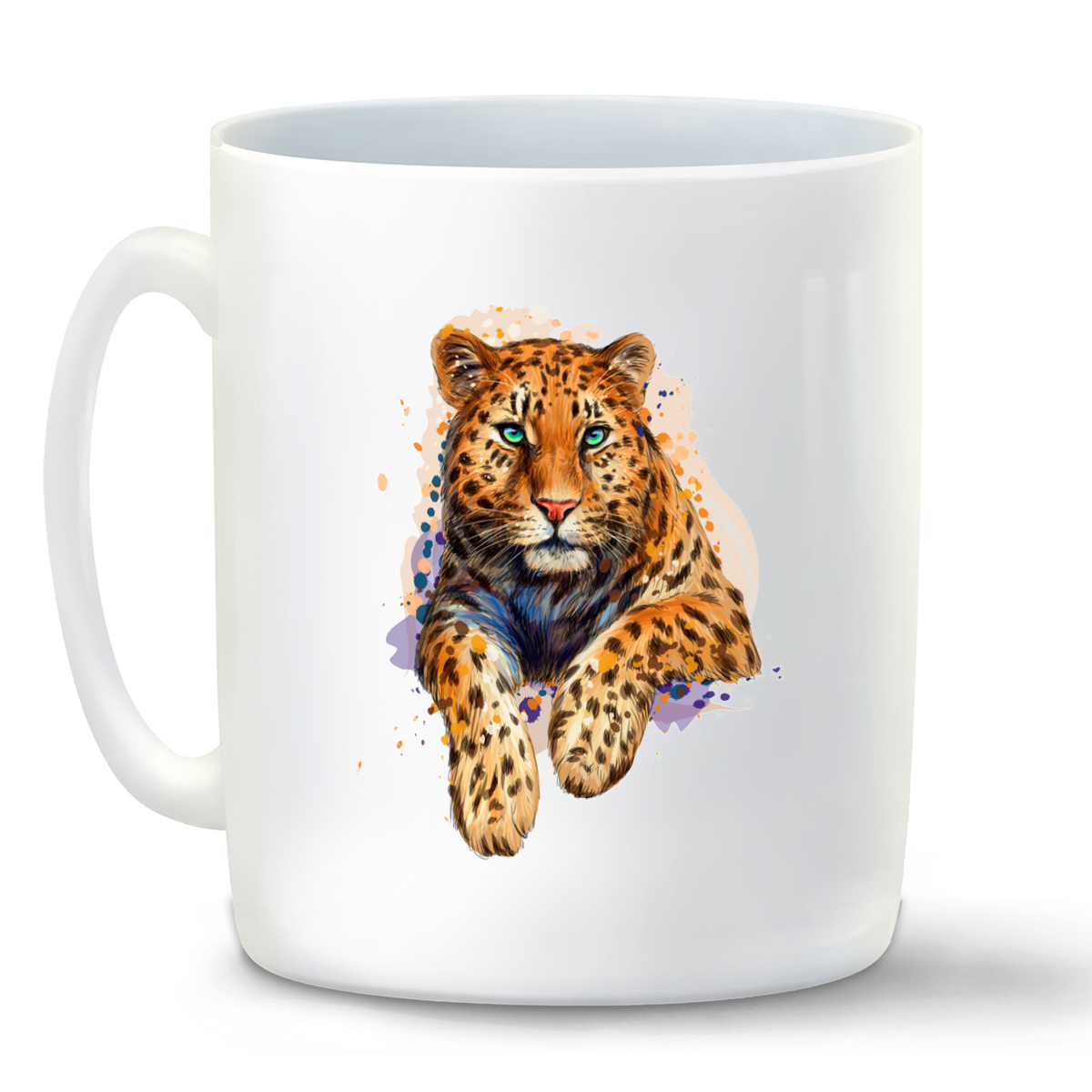 

Кружка CoolPodarok Животные. Красивый леопард