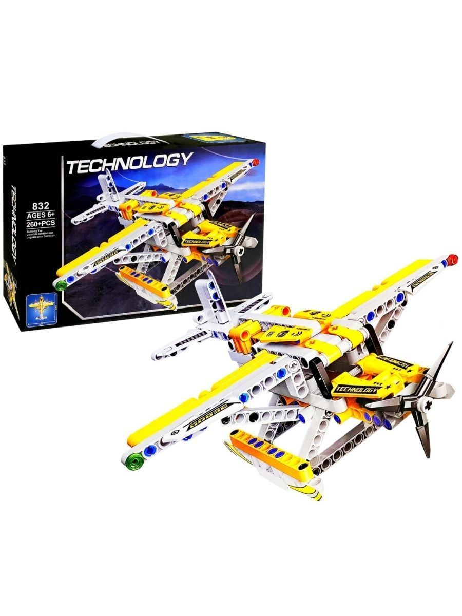

Конструктор Technology Спасательный Самолет, 260 дет, 832, 832