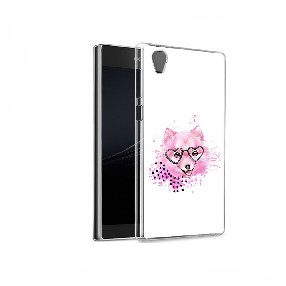 

Чехол MyPads Tocco для Sony Xperia L1 розовый волченок (PT66853.250.585), Прозрачный, Tocco