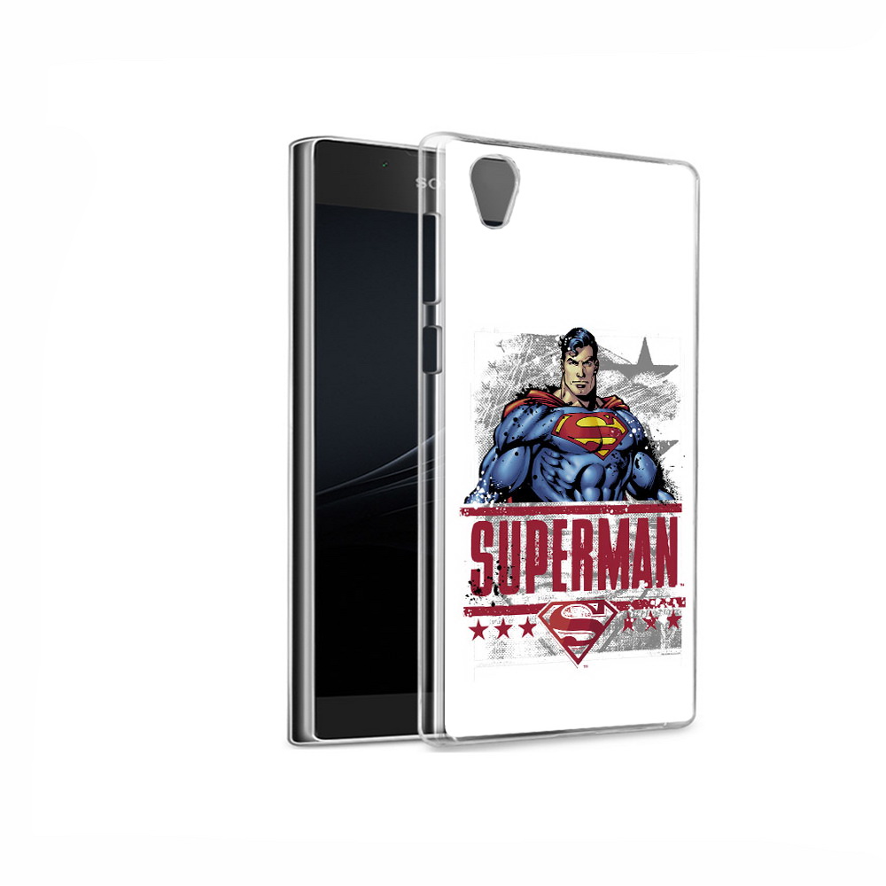 

Чехол MyPads Tocco для Sony Xperia L1 рисунок супермен (PT66853.250.583), Прозрачный, Tocco