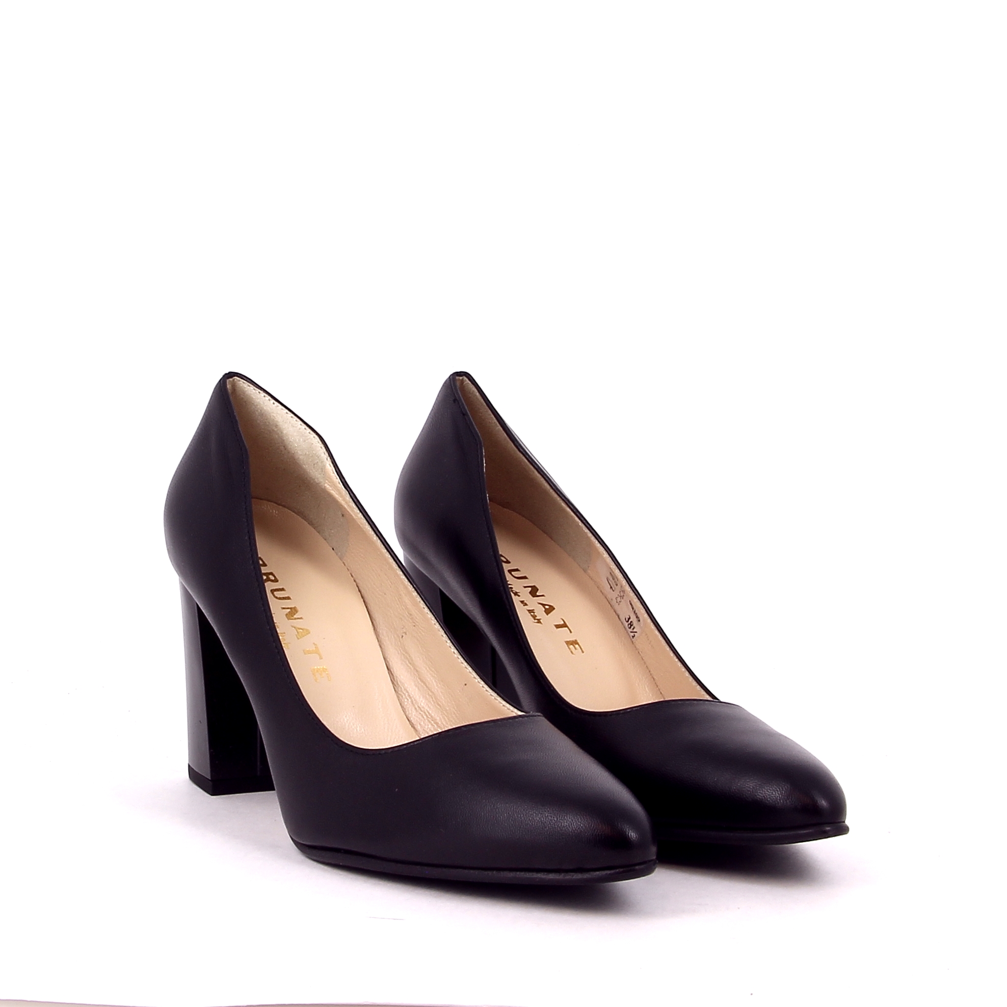 

Туфли женские Brunate 90109 черные 40.5 RU, 90109