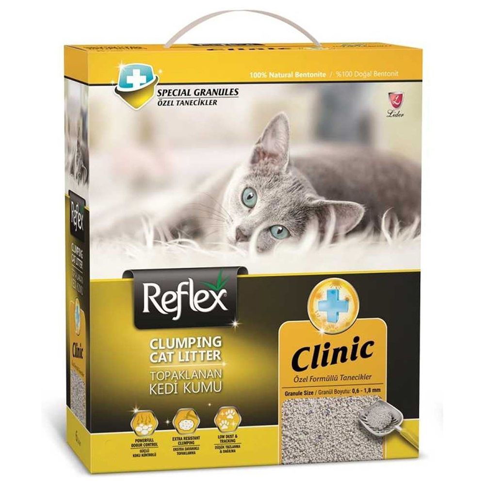 Наполнитель для кошачьего туалета Reflex, премиум, гипоаллергенный, гигиенический 10л