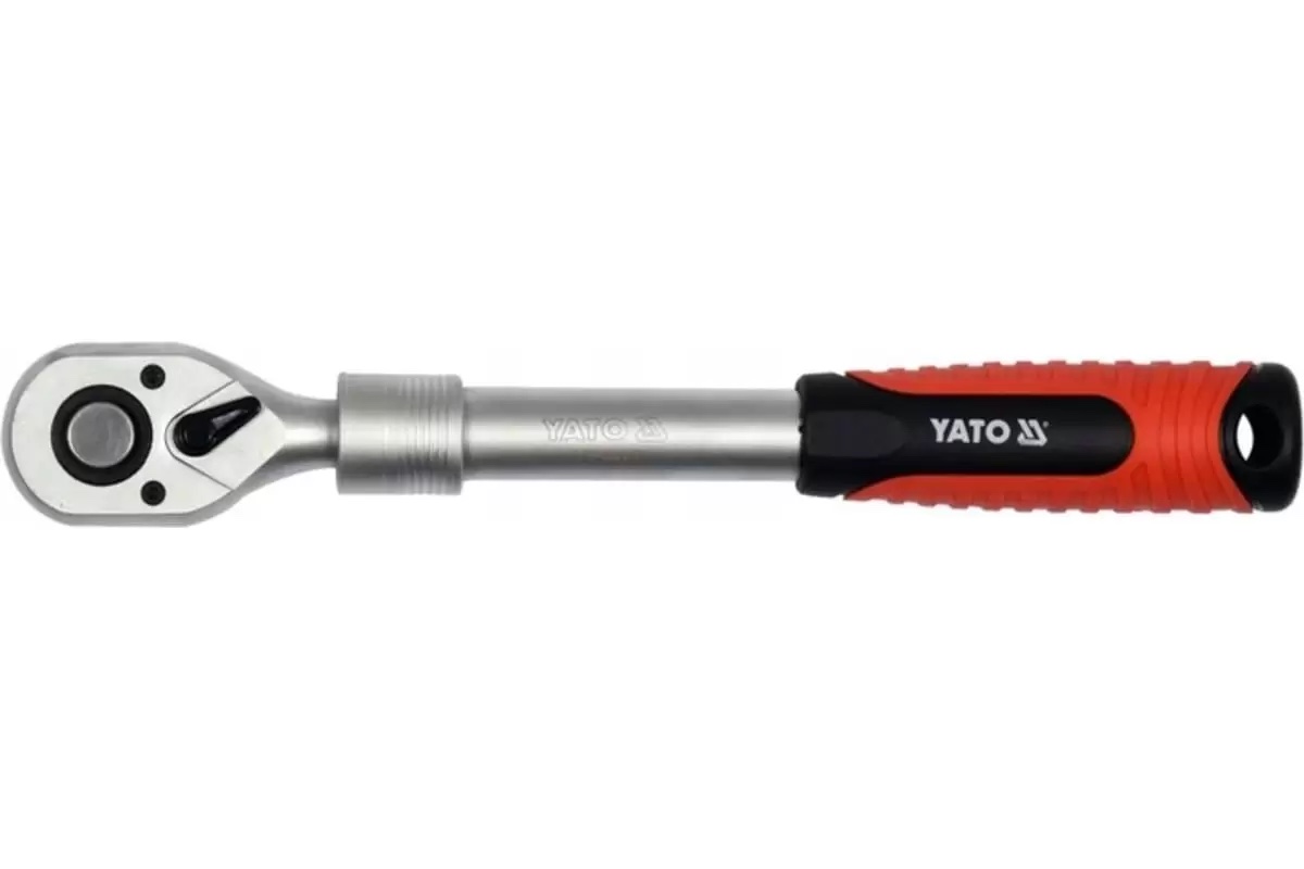 

YATO Трещотка с пластмассовой ручкой 72 зуба, 1/2 inch, телескопическая 305-445 мм, держат