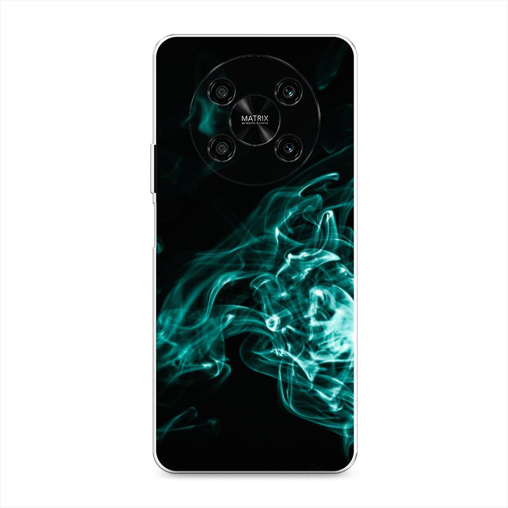 

Чехол на Honor X9 4G "Дым", Голубой;черный, 6108150-3