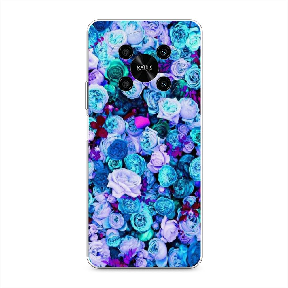 

Чехол на Honor X9 4G "Цветочный ковер", Фиолетовый, 6108150-2