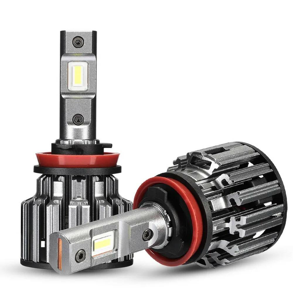 Светодиодная автомобильная LED лампа Novsight модель F03, цоколь H11 - 70Вт/6000 (2 шт)