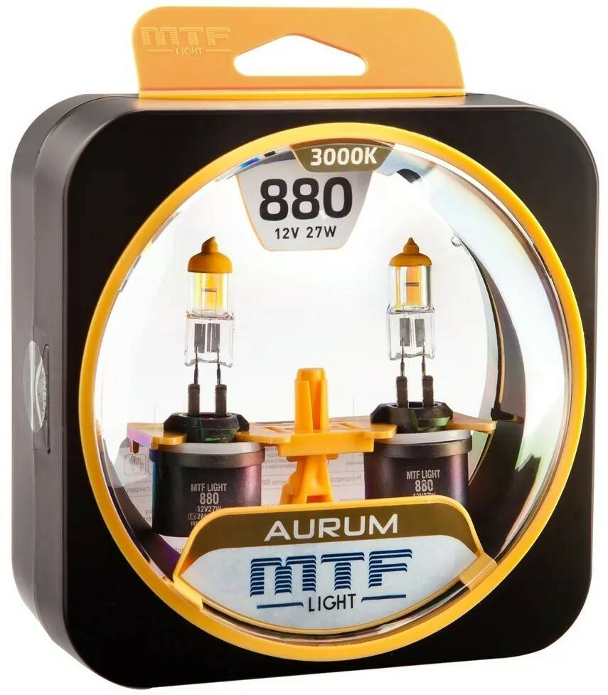 Галогеновые лампы MTF light Aurum 3000K H27/1(880)