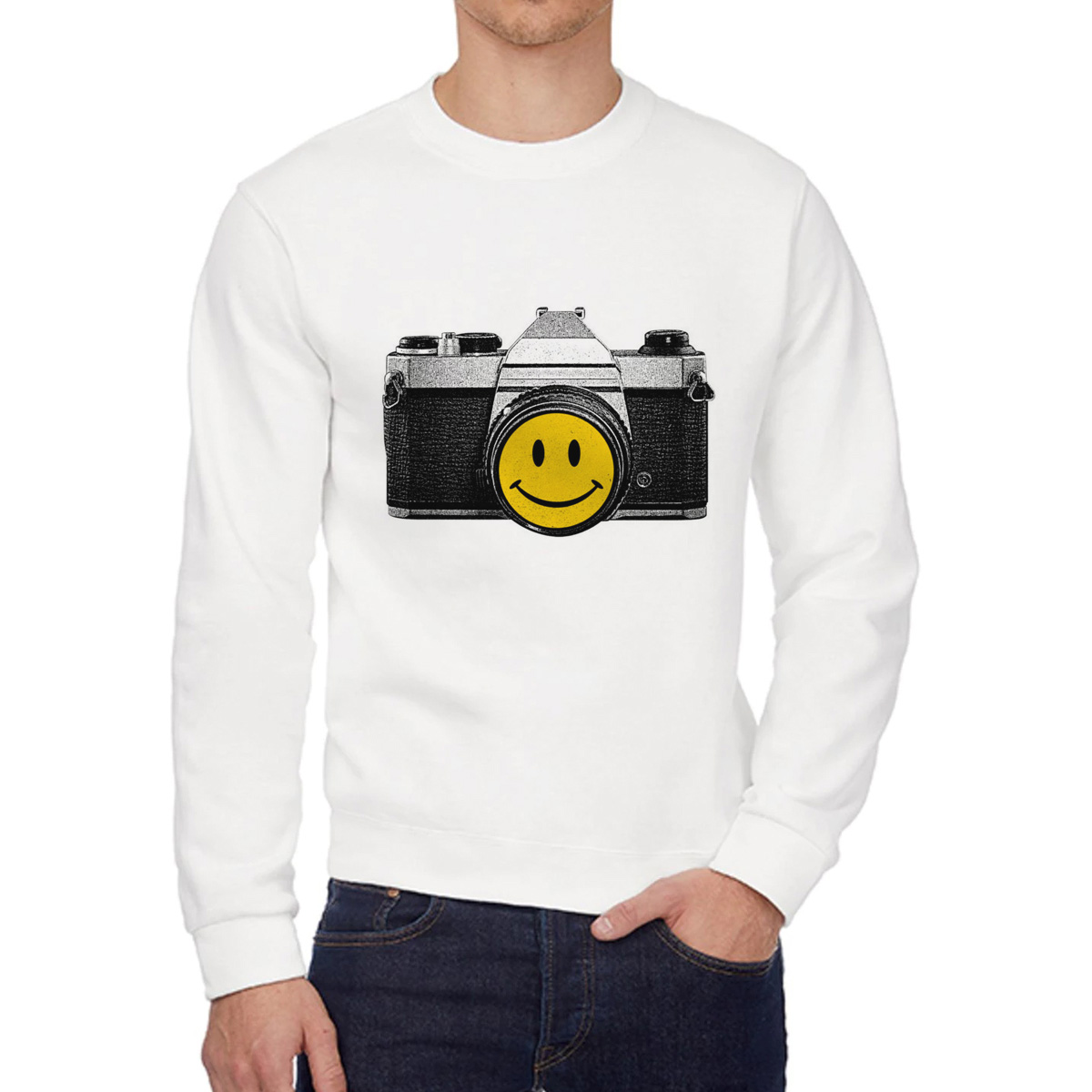 

Свитшот унисекс CoolPodarok W015575 белый 48 RU, 8W015575