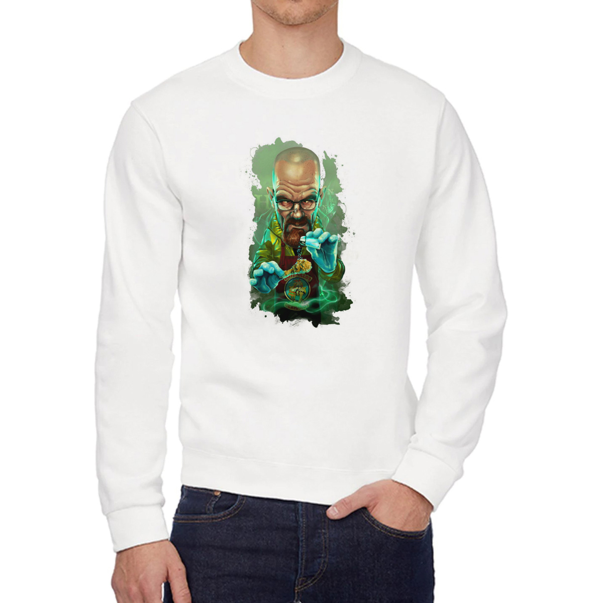 

Свитшот унисекс CoolPodarok W015560 белый 50 RU, 0W015560