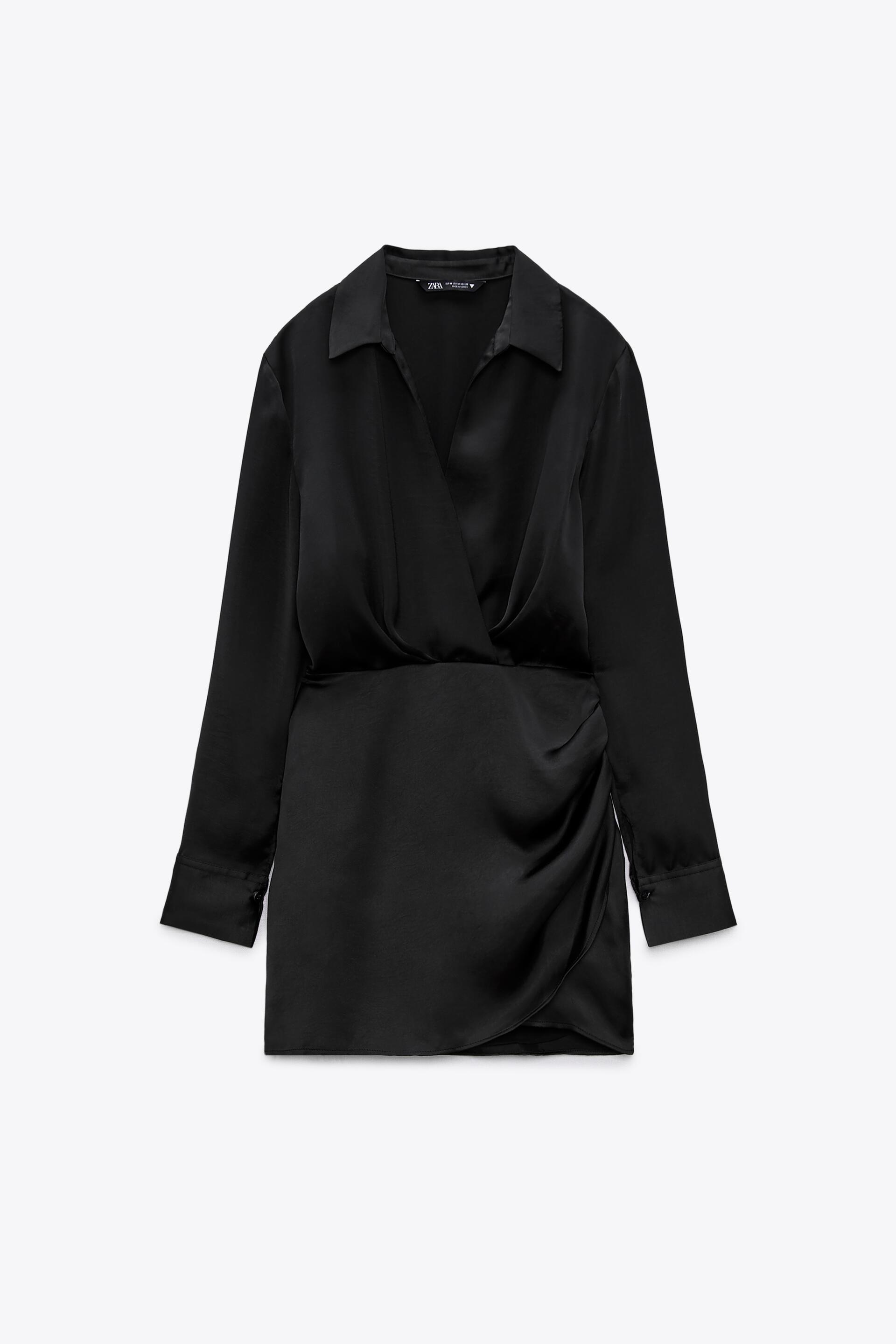 

Платье женское ZARA 04661360 черное XL (доставка из-за рубежа), 04661360