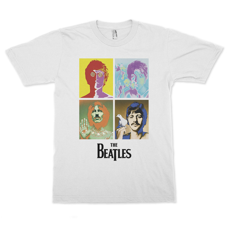 фото Футболка для мальчиков dreamshirts studio the beatles / битлз о цвет белый размер 98