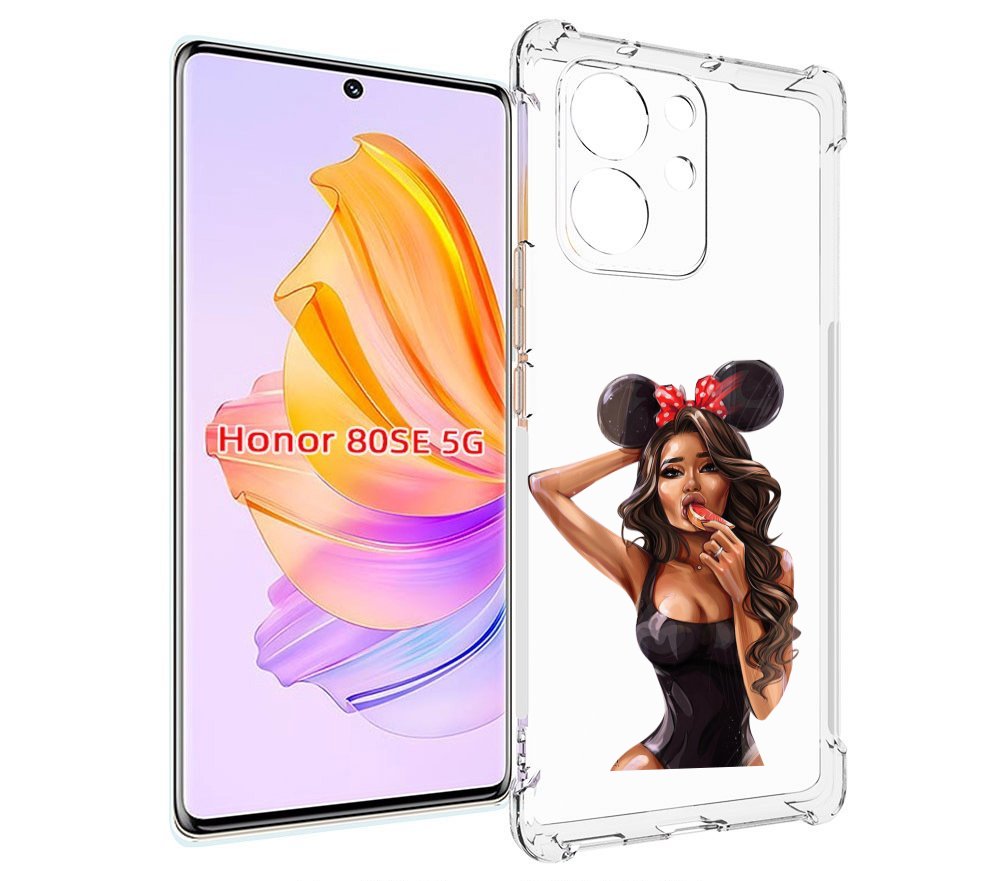 

Чехол MyPads девушка-с-грейпфрутом женский для Honor 80 SE, Прозрачный, Tocco