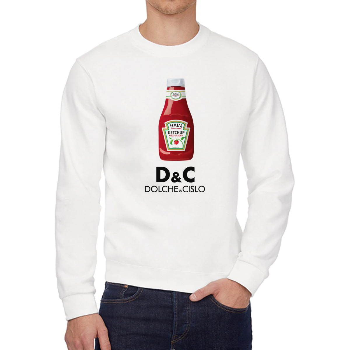 

Свитшот унисекс CoolPodarok W01544 белый 46 RU, 46W01544