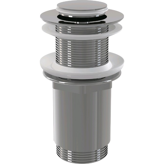 Донный клапан для раковины Alcaplast A394, CLICK/CLACK 5/4, без перелива донный клапан для умывальника alcaplast a396 5 4 цельнометаллический с большой пробкой
