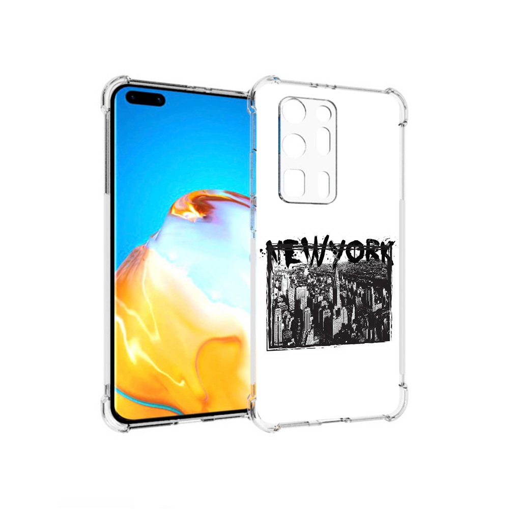 

Чехол MyPads Tocco для Huawei P40 Pro+ че, Прозрачный, Tocco