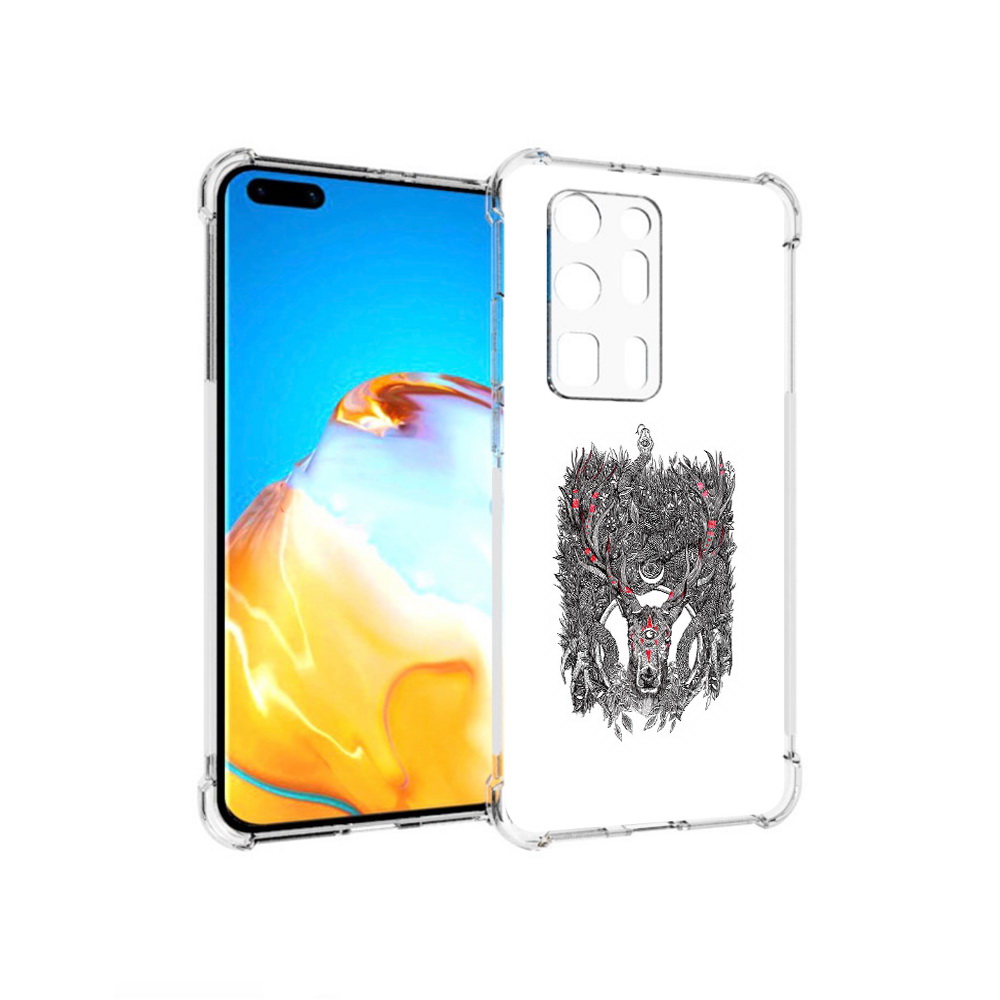 

Чехол MyPads Tocco для Huawei P40 Pro+ Дизайнерские_676, Прозрачный, Tocco