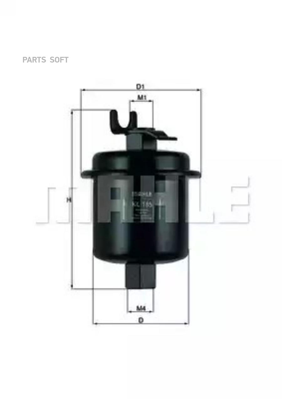 

Фильтр топливный HONDA Civic, CR-V, HR-V (MAHLE)