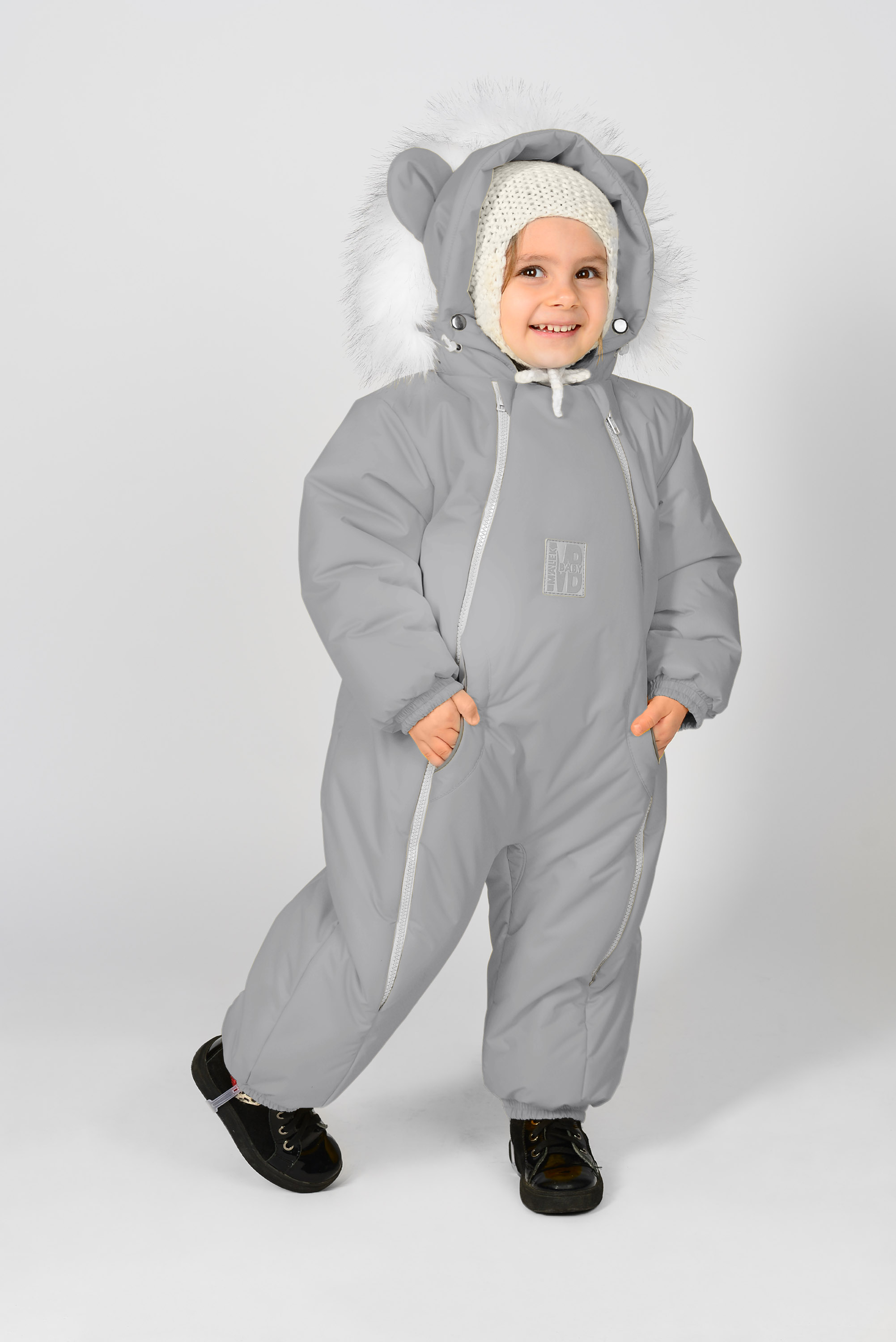 

Комбинезон детский Malek-Baby 263шм/2, Серебро, 98, Серый, 263шм/2