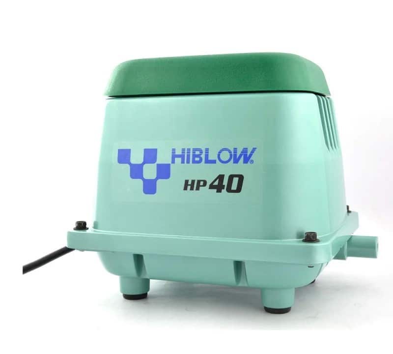 фото Компрессор hiblow xp-40 для септика и пруда