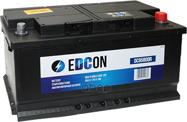 EDCON DC95800R DC95800R_аккумуляторная батарея! 19.5/17.9 евро 95Ah 800A 353/175/190\  ()