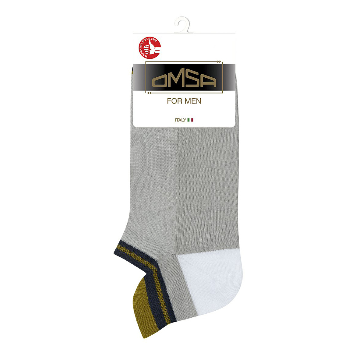 

Носки мужские Omsa серые 39-41, Серый