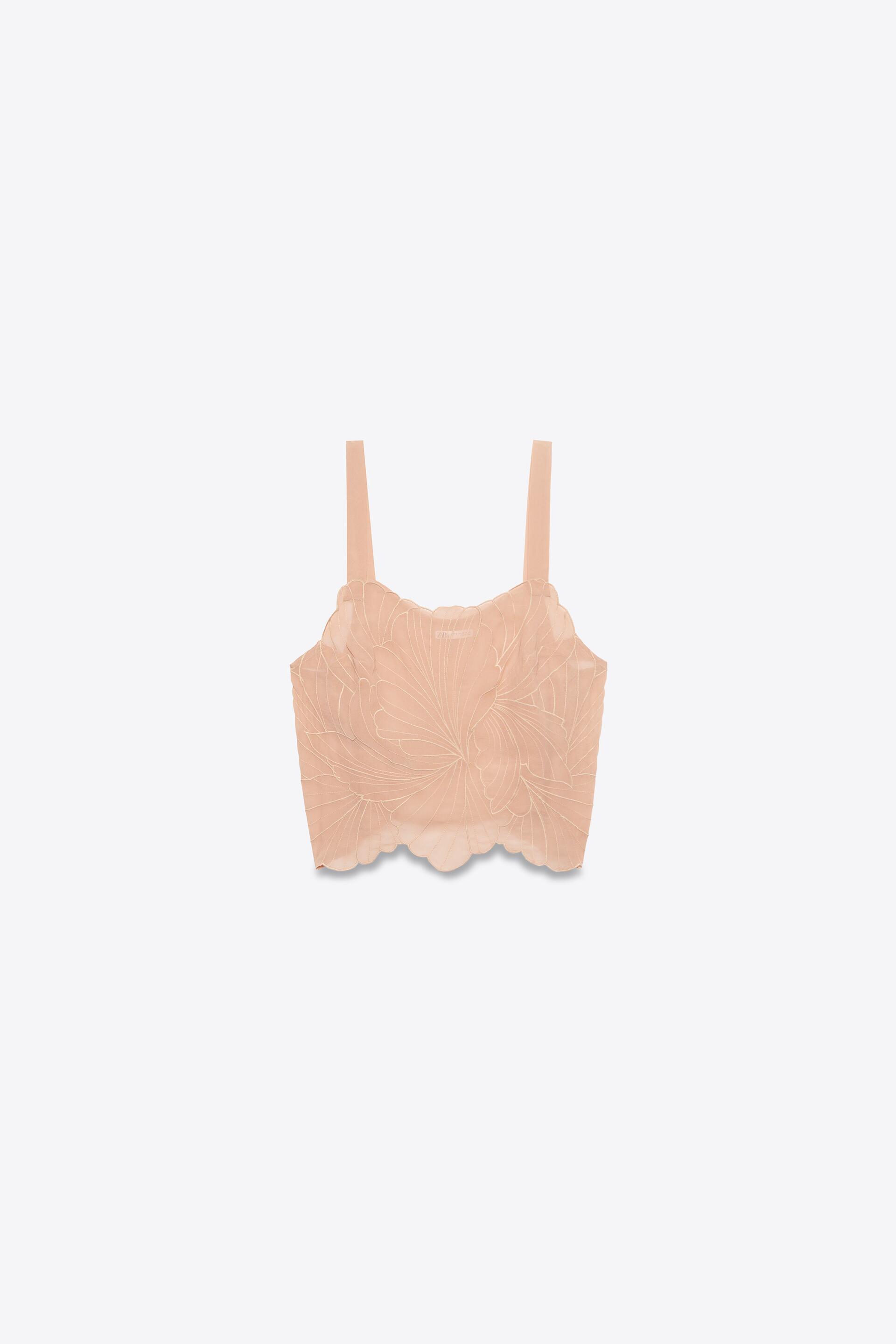 

Топ женский ZARA 04493701 розовый L (доставка из-за рубежа), 04493701