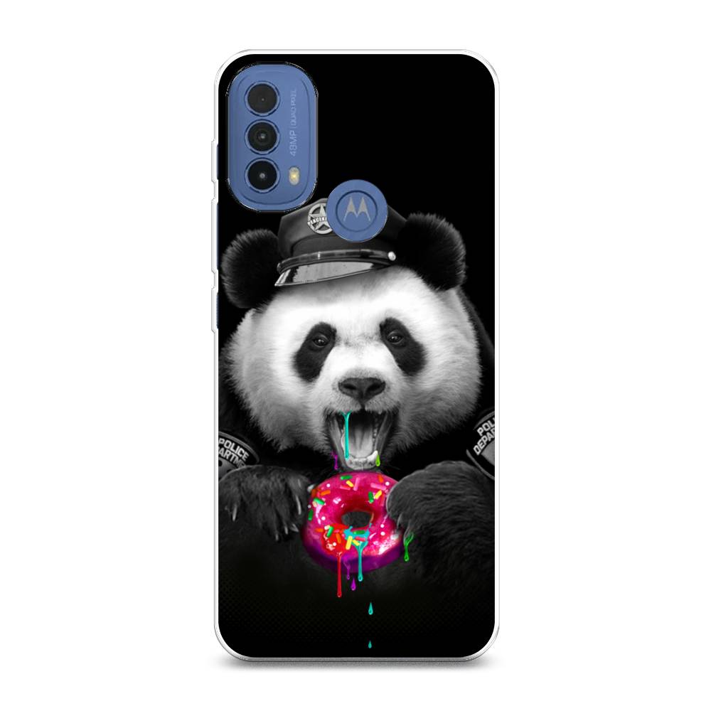 

Чехол Awog на Lenovo K14 Plus/Motorola Moto E20/E30/E40 "Панда police", Разноцветный, 243550-2