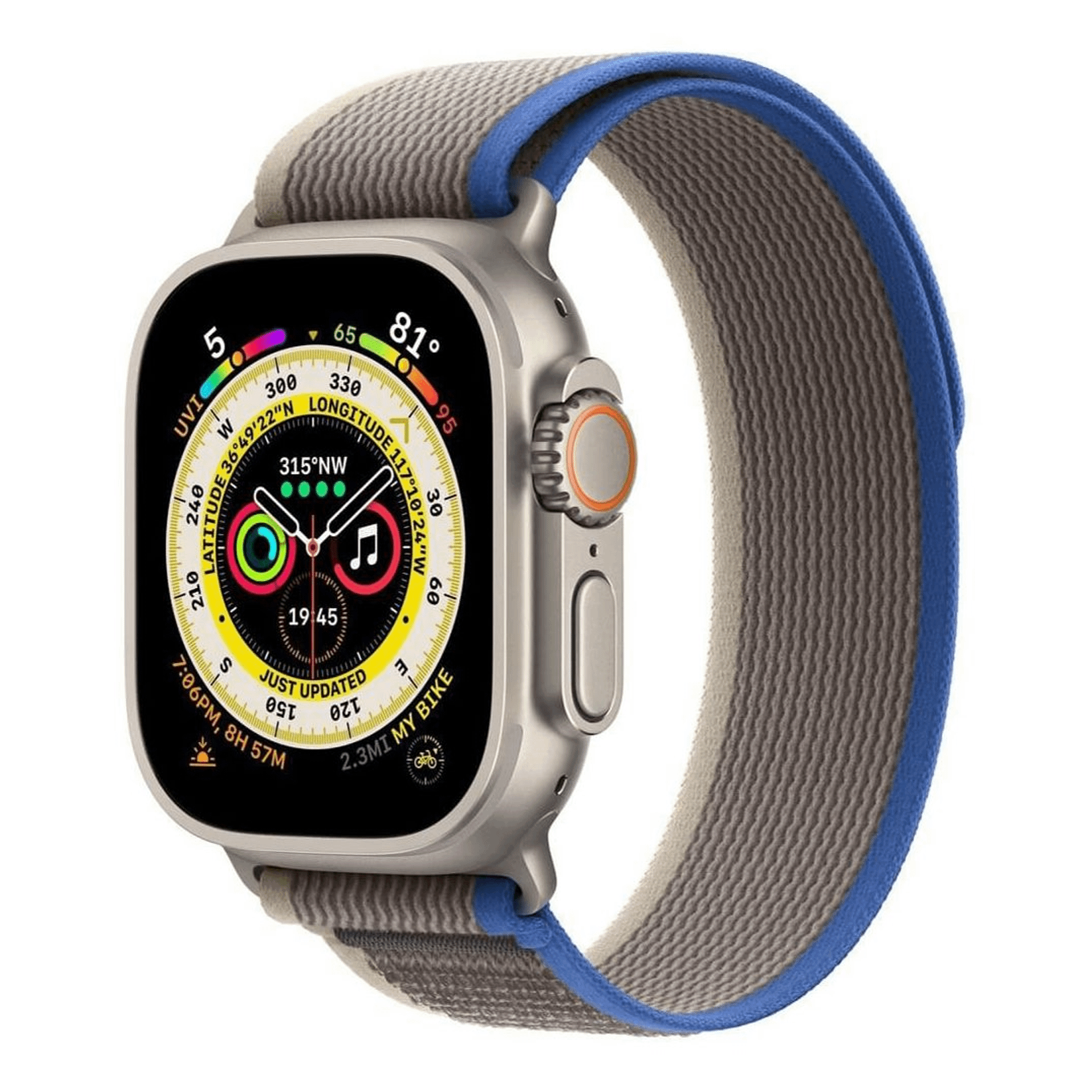 

Смарт-часы Apple Watch Ultra 49 мм S/M, сине-серый