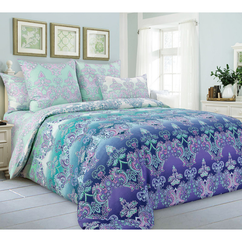 

Постельное белье Текс-Дизайн евро поплин Перелив, Перелив