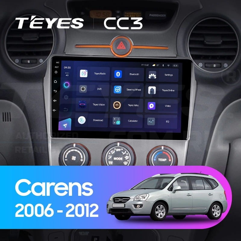 

Штатная магнитола Teyes CC3 4/32 Kia Carens UN (2006-2012) F2, CC3