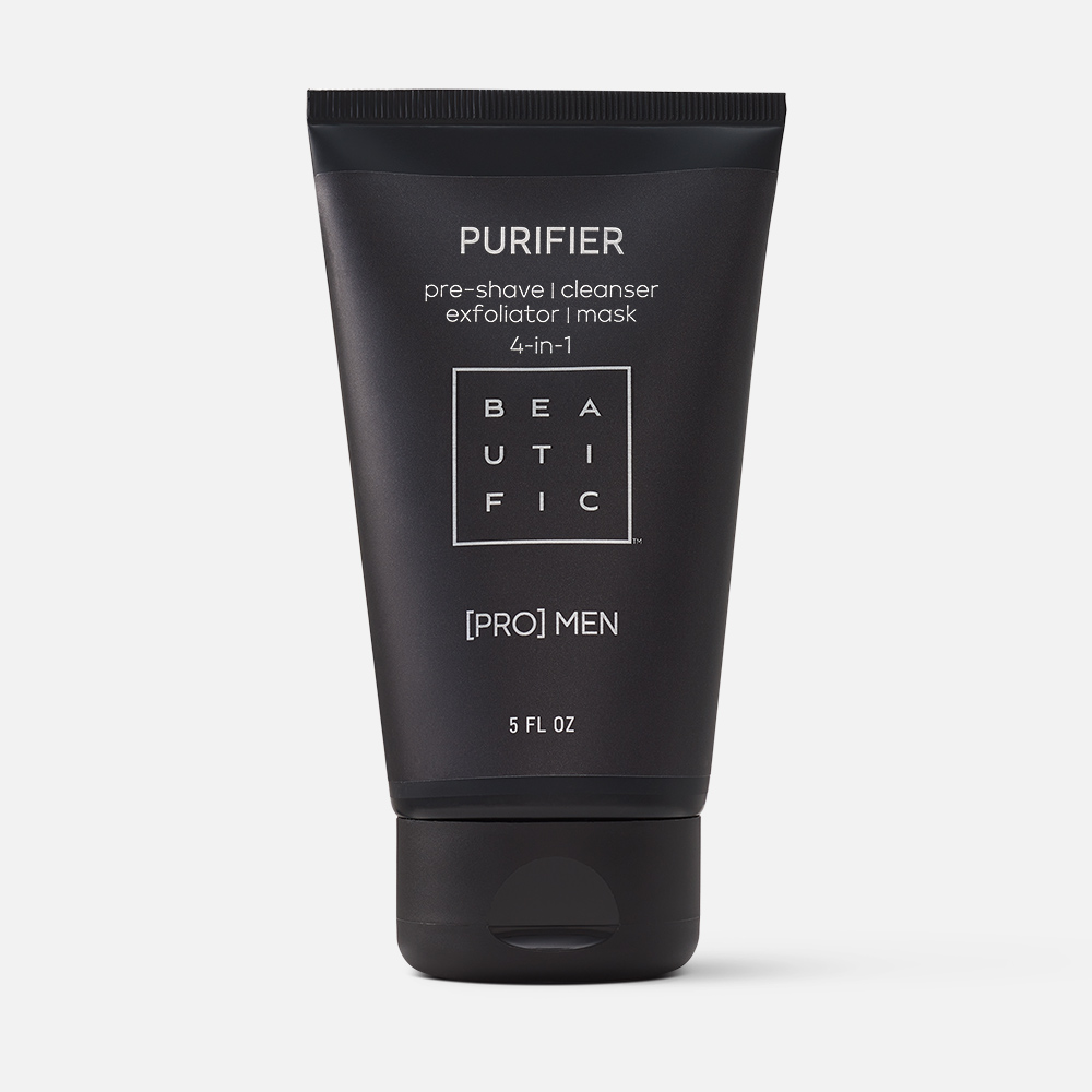 Гель-скраб для лица Beautific Pro Men Purifier 4-in-1 глубоко очищающий 150 мл 670₽