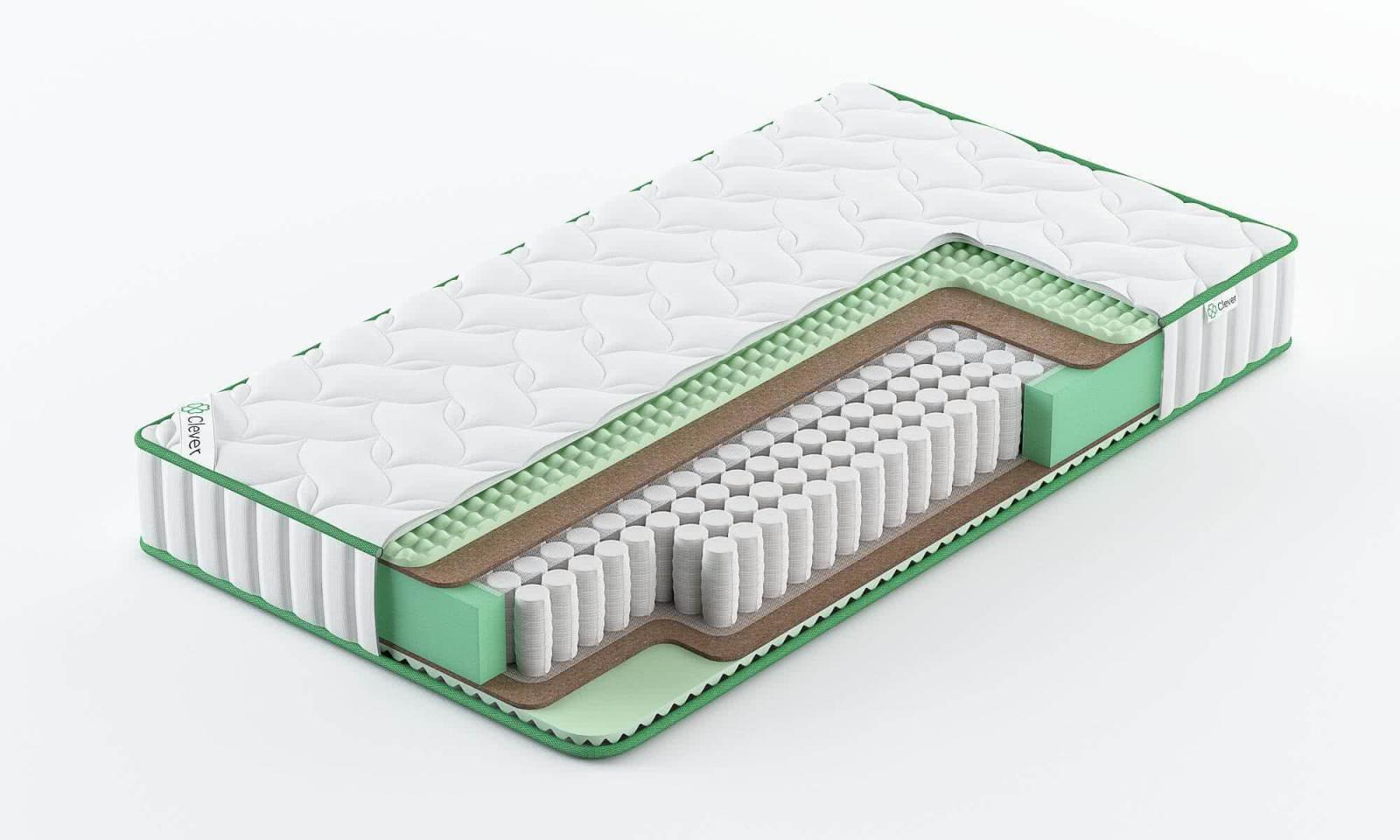 

Матрас Clever Wave Firm 60x180, Белый, WAVE FIRM