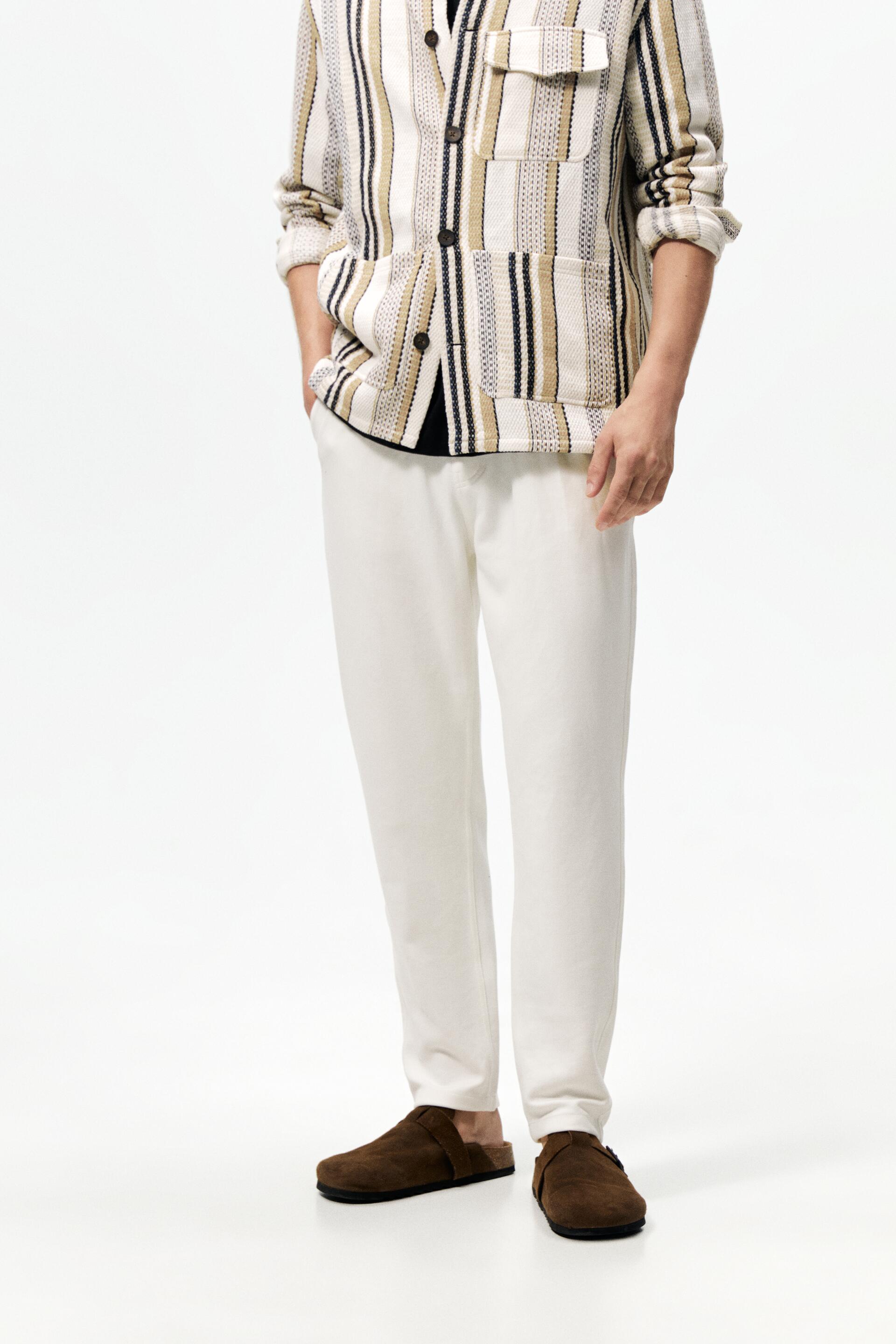 

Брюки мужские ZARA 04442415 белые XL (доставка из-за рубежа), 04442415