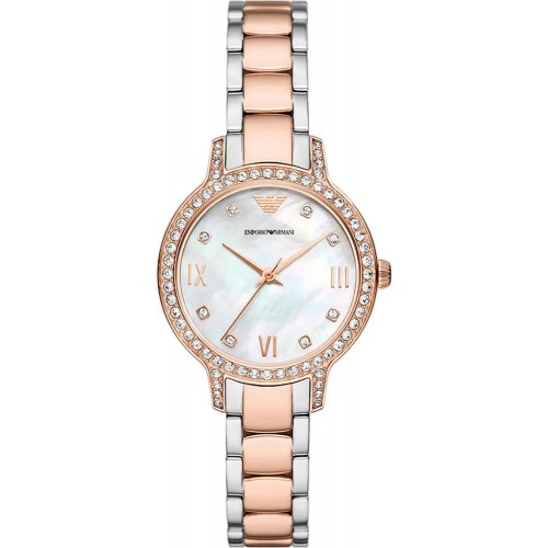 

Наручные часы женские Emporio Armani AR11499 золотистые/серебристые, AR11499