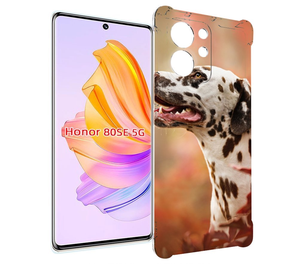 

Чехол MyPads далматин для Honor 80 SE, Прозрачный, Tocco