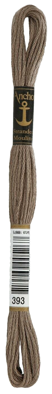 

Нитки мулине Anchor Stranded Cotton 4635000-00393 8 м коричневый, Разноцветный