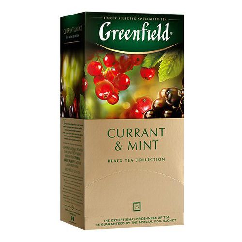 Чай черный Greenfield Currant & Mint, 25 пакетиков