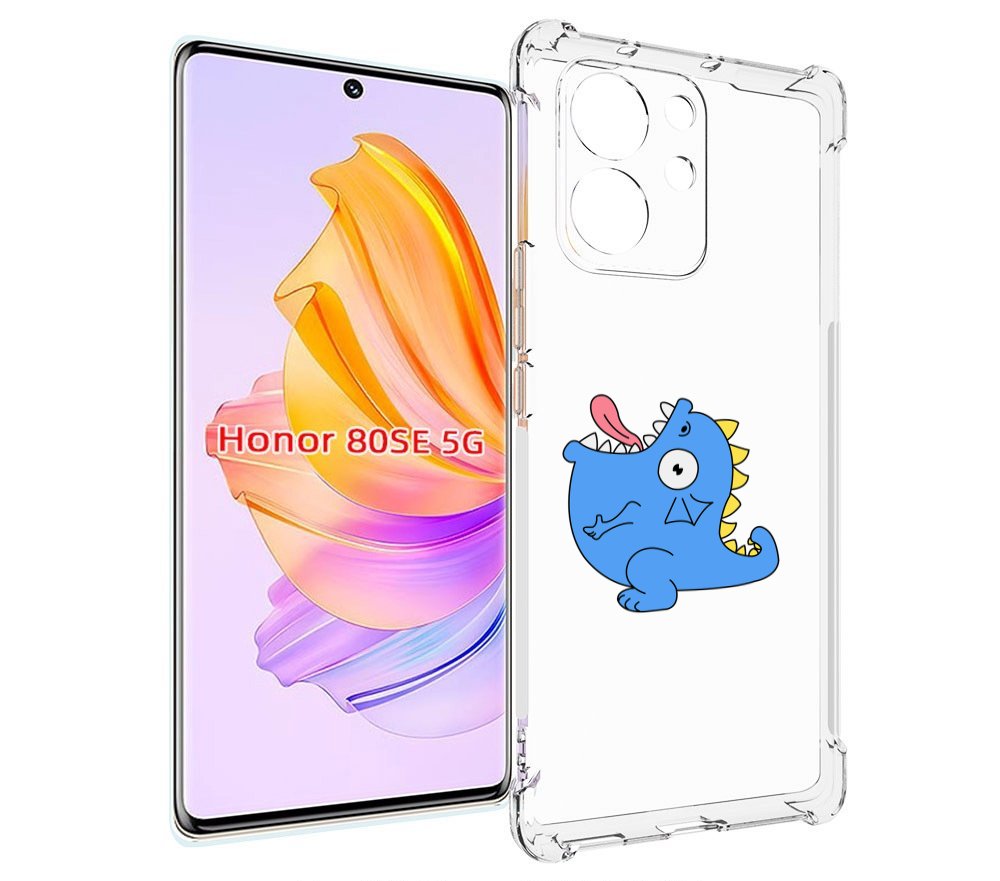 

Чехол MyPads голубая-рыбка для Honor 80 SE, Прозрачный, Tocco