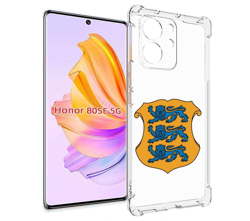 

Чехол MyPads герб-эстонии для Honor 80 SE, Прозрачный, Tocco