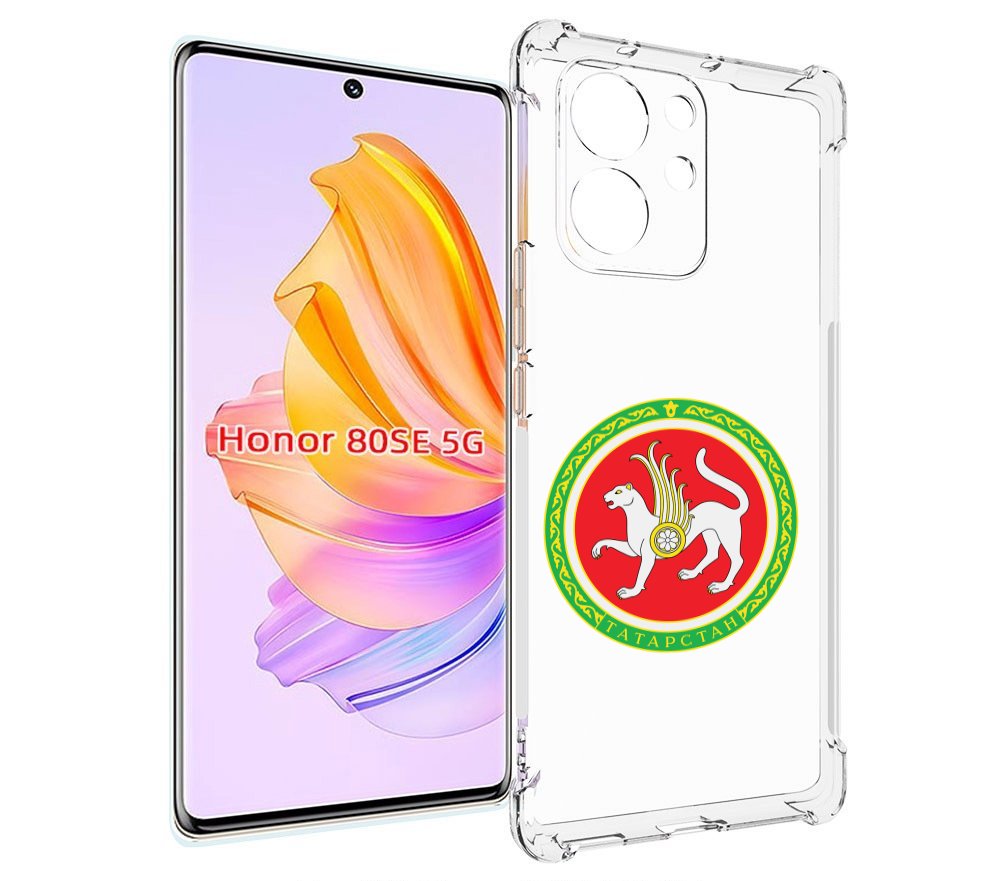 

Чехол MyPads герб-татарстан-казань для Honor 80 SE, Прозрачный, Tocco